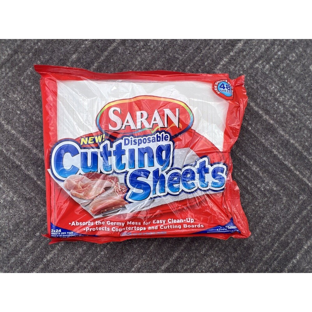 Saran Disposable Cutting Sheets 44 Pieces Lot Of 2 Pack Discontinued